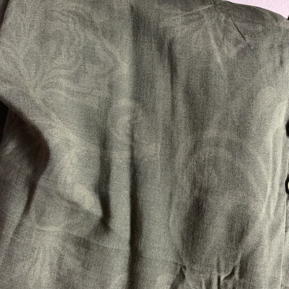 Torrid Olive Green Tiered Midi Dress - Picture 7 of 8